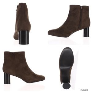 Aomo Love size 10 brown ankle heeled booties NEW